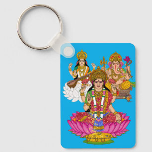 Lakshmi Saraswati Ganesha Llavero