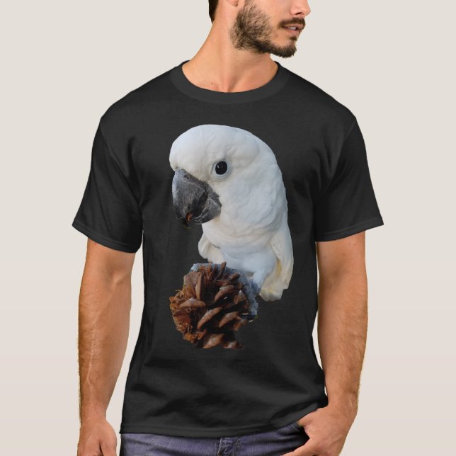Lala el Cockatoo con la camiseta del negro del (Anverso)