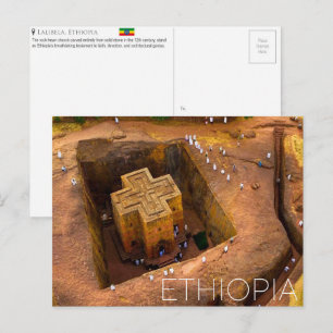 Lalibela, Etiopía Tarjeta Postal de Viaje