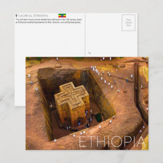 Lalibela, Etiopía Tarjeta Postal de Viaje
