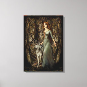 "LaLoba" envolvió la impresión de la lona