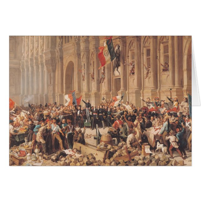Lamartine rechaza la bandera roja en 1848 (Anverso (Horizontal))