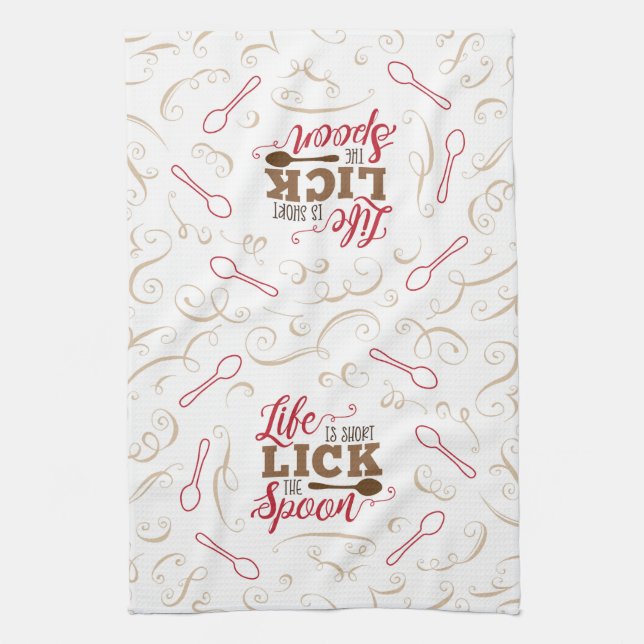 Lame la toalla de cocina de la cuchara (Vertical)