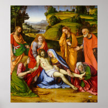 Lamentación - Andrea Solario Póster de Arte Fino