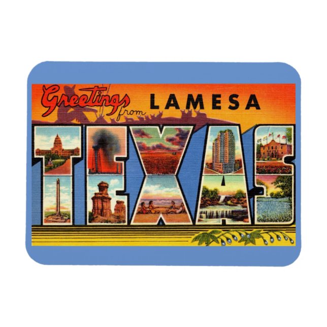 Lamesa, imán de Texas (Horizontal)