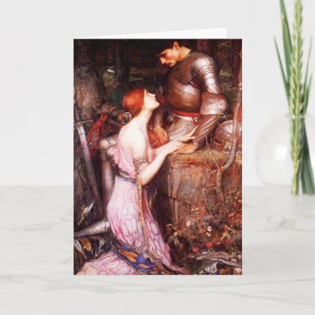 Lamia del Waterhouse y la tarjeta de felicitación (Anverso)