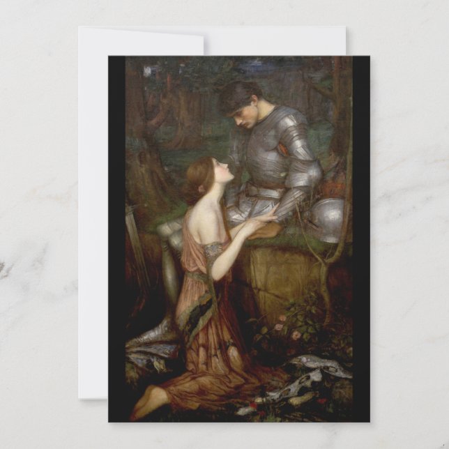 Lamia por John William Waterhouse (Anverso)