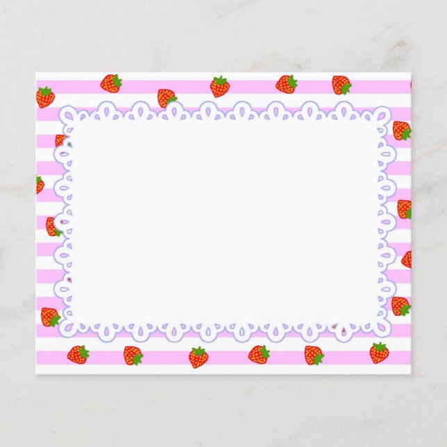 LÁMINA いちご (Anverso)