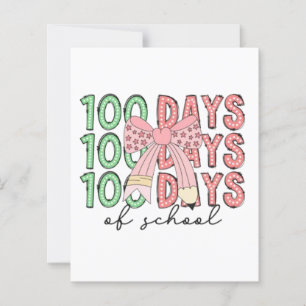 Lámina 🎉 🎀 100 días de 🎀 escolar 📚