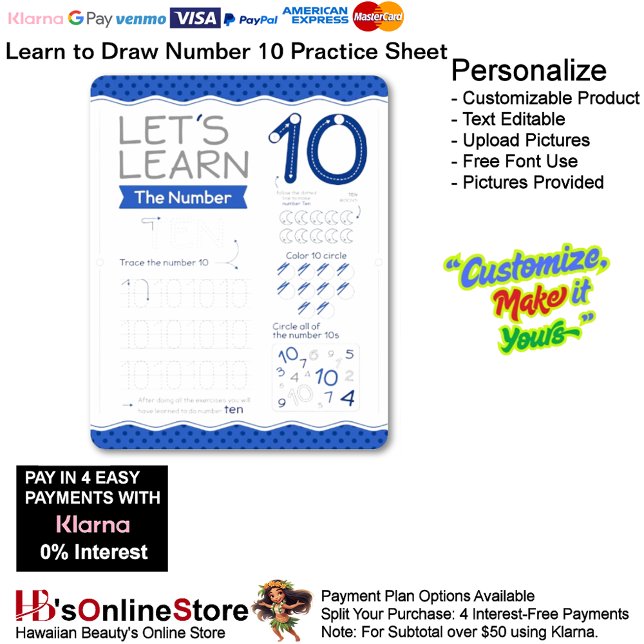 Lámina 10 Learn To Draw Number 10 Teacher Home Schooling  (10 Learn To Draw Number 10 Teacher Home Schooling.)