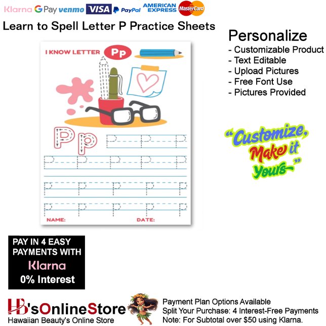 Lámina 10 Learn To Spell Letter P Teacher Home Schooling (10 Learn To Spell Letter P Teacher Home Schooling.)