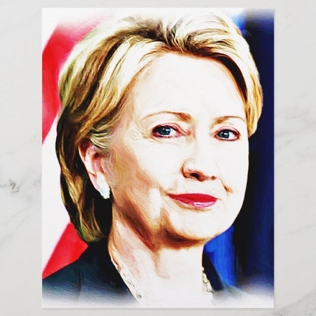 Lámina 1.ª Presidenta Hillary Clinton 2016_ (Anverso)