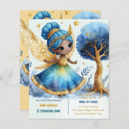 Lámina 1.ᵉʳ cumpleaños de la princesa africana de hadas