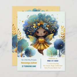 Lámina 1.ᵉʳ cumpleaños de la princesa africana de hadas