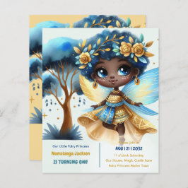 Lámina 1.ᵉʳ cumpleaños de la princesa africana de hadas