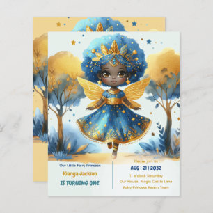 Lámina 1.ᵉʳ cumpleaños de la princesa africana de hadas