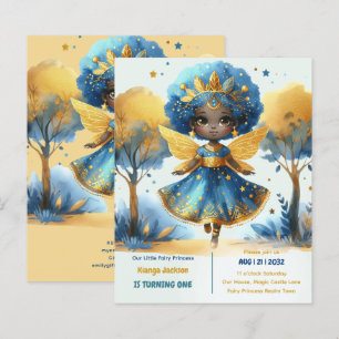 Lámina 1.ᵉʳ cumpleaños de la princesa africana de hadas