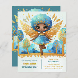 Lámina 1.ᵉʳ cumpleaños de la princesa africana de hadas