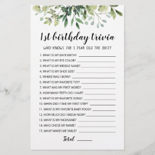 Lámina 1.ᵉʳ juego editable Trivia