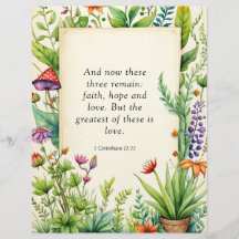 1 Corintios 13:13 Verso de la Biblia Cristiana