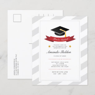 Lámina 2025 Graduación Elegante Invitación de Grad Party