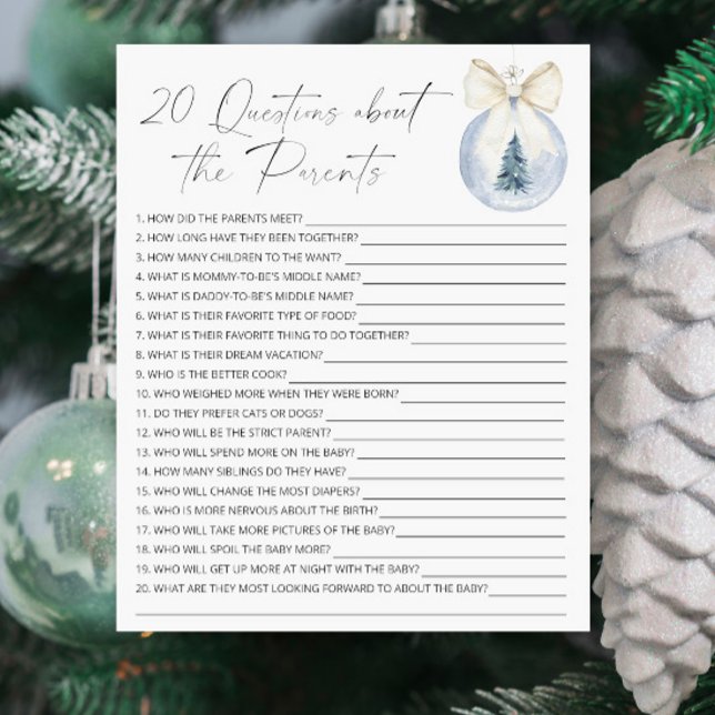 Lámina 20 preguntas padres - Juego de Baby Shower en invi (Subido por el creador)