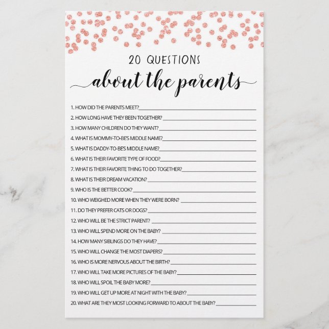 Lámina 20 preguntas sobre el juego editable para padres (Anverso)