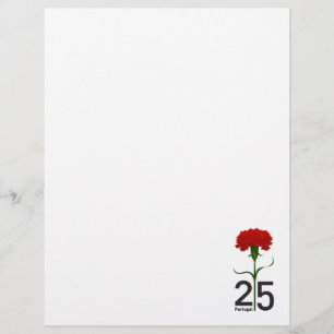 Lámina 25 de abril, la Revolución de los Claveles, Portug