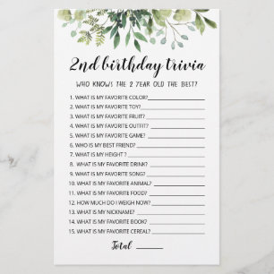 Lámina 2.ª partida editable de la Trivia de Cumpleaños