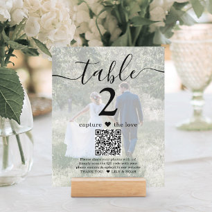 Lámina 2 Boda fotográfico Sitio web Código QR Número de t