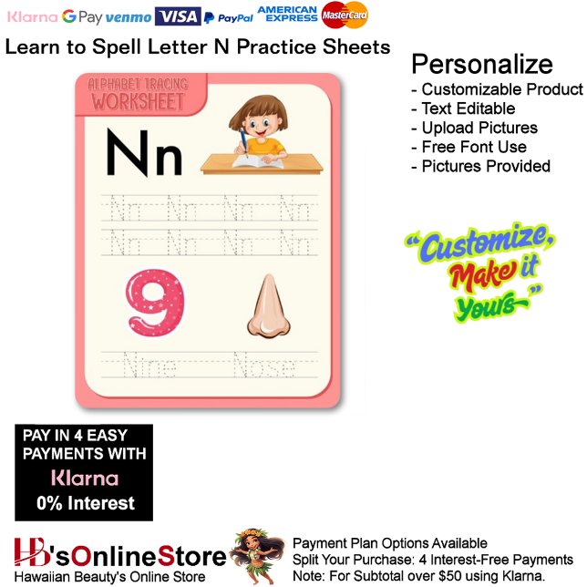 Lámina 2 Learn To Spell Letter N Teacher Home Schooling (2 Learn To Spell Letter N Teacher Home Schooling.)