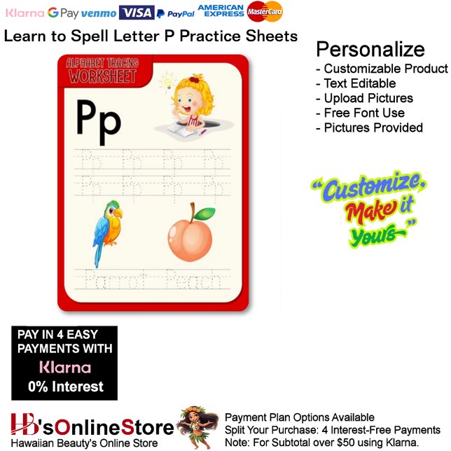 Lámina 2 Learn To Spell Letter P Teacher Home Schooling (2 Learn To Spell Letter P Teacher Home Schooling.)