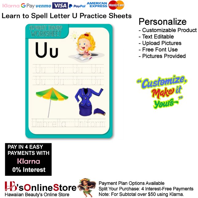 Lámina 2 Learn To Spell Letter U Teacher Home Schooling (2 Learn To Spell Letter U Teacher Home Schooling.)