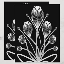 Lámina 2-Sided B&W Tulip Owlsprey H&S Scrapbook Page