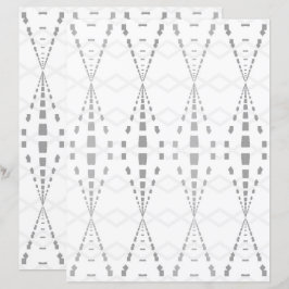 Lámina 2-Sided Ley Lines Lt Grayscale Scrapbook Page
