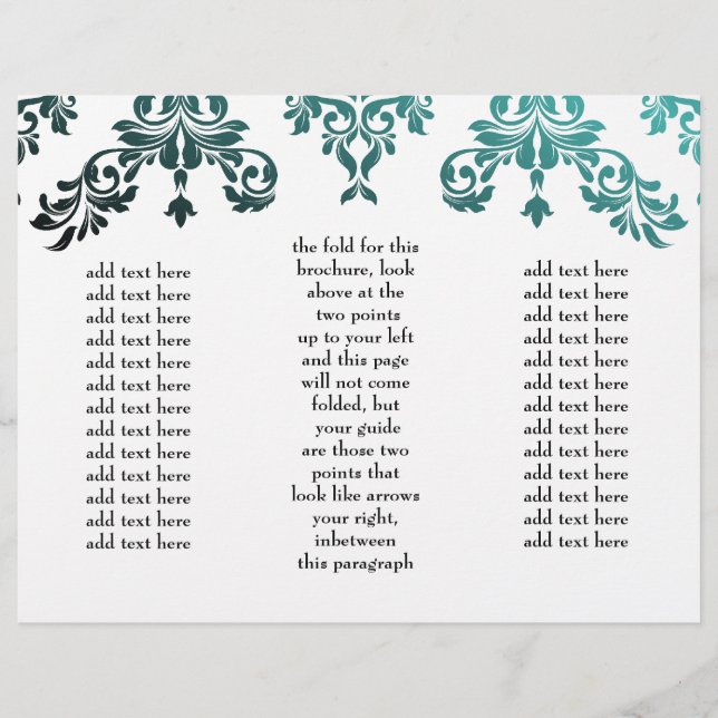 Lámina 311 Dashing Damask Jardín Marino (Anverso)