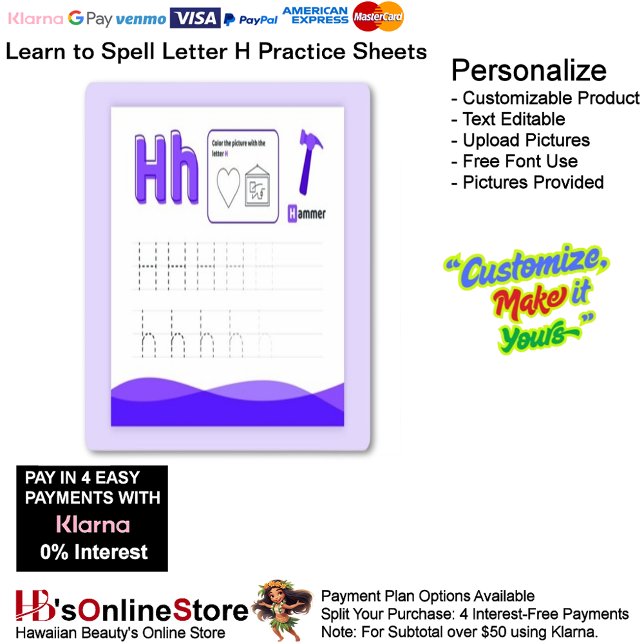 Lámina 3 Learn To Spell Letter H Teacher Home Schooling (3 Learn To Spell Letter H Teacher Home Schooling.)