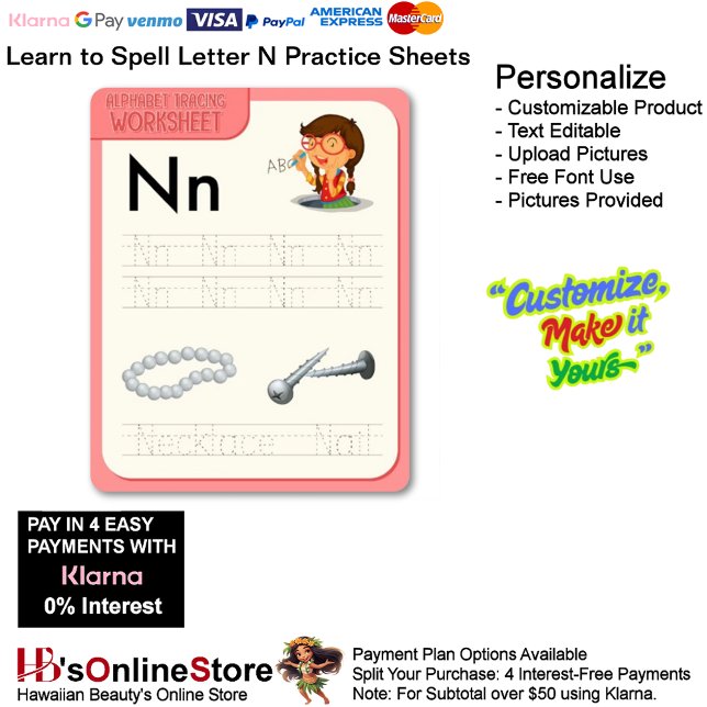 Lámina 3 Learn To Spell Letter N Teacher Home Schooling (3 Learn To Spell Letter N Teacher Home Schooling.)