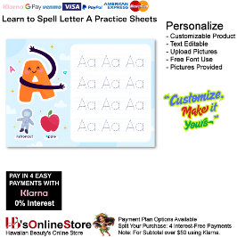Lámina 4 Learn To Spell Letter A Teacher Home Schooling