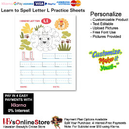 Lámina 4 Learn To Spell Letter L Teacher Home Schooling