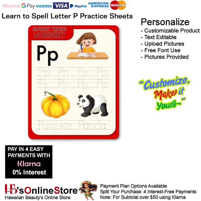 Lámina 4 Learn To Spell Letter P Teacher Home Schooling (4 Learn To Spell Letter P Teacher Home Schooling.)
