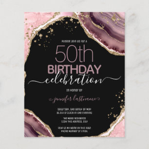 Lámina 50.ª invitación al presupuesto de la Agata Púrpura