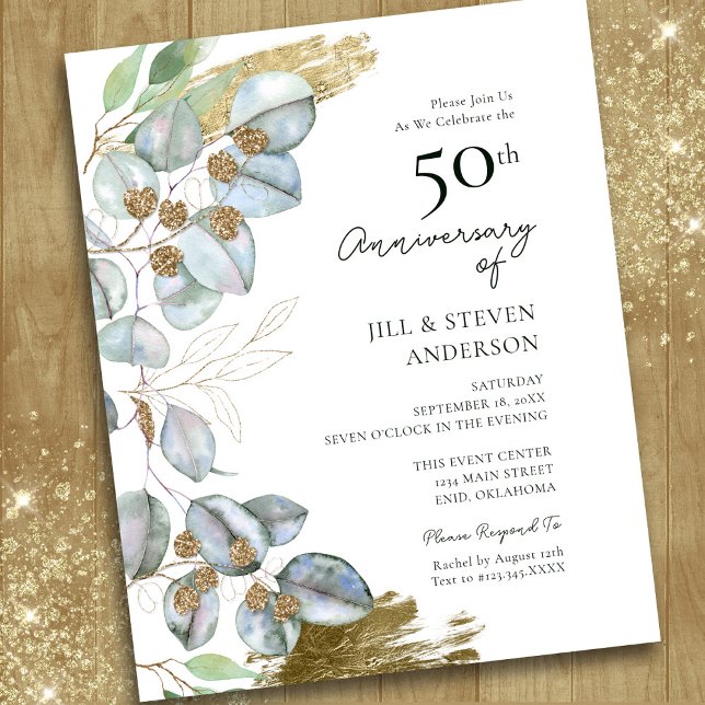 Lámina 50 Aniversario de la vegetación Eucalyptus Sage In (Subido por el creador)