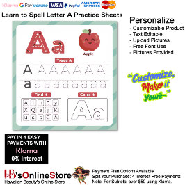 Lámina 5 Learn To Spell Letter A Teacher Home Schooling
