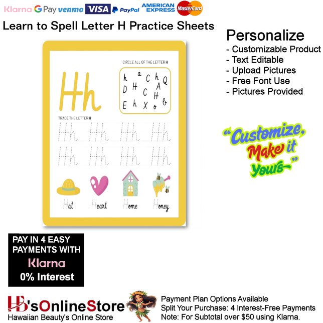 Lámina 5 Learn To Spell Letter H Teacher Home Schooling (5 Learn To Spell Letter H Teacher Home Schooling.)