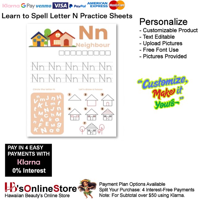 Lámina 5 Learn To Spell Letter N Teacher Home Schooling (5 Learn To Spell Letter N Teacher Home Schooling.)
