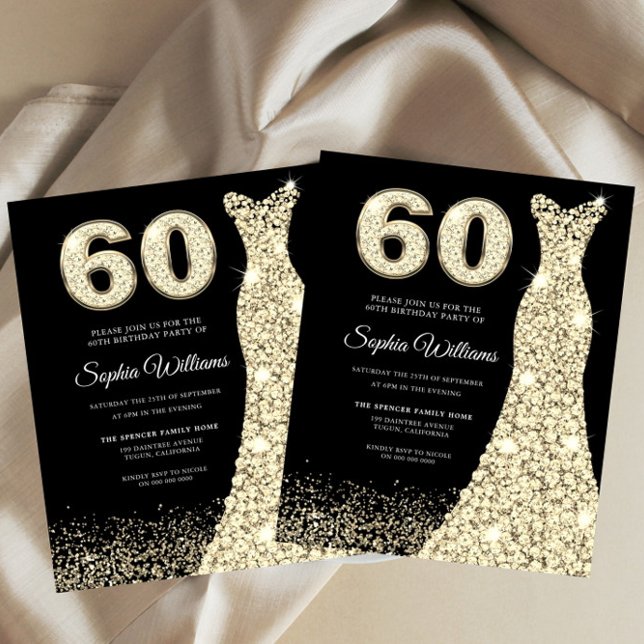 Lámina 60 y fabuloso!! Invitación a fiesta de cumpleaños  (Subido por el creador)