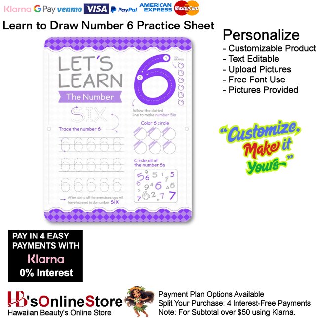 Lámina 6 Learn To Draw Number 6 Teacher Home Schooling  (6 Learn To Draw Number 6 Teacher Home Schooling.)