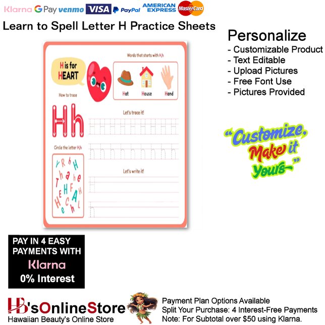 Lámina 6 Learn To Spell Letter H Teacher Home Schooling (6 Learn To Spell Letter H Teacher Home Schooling.)