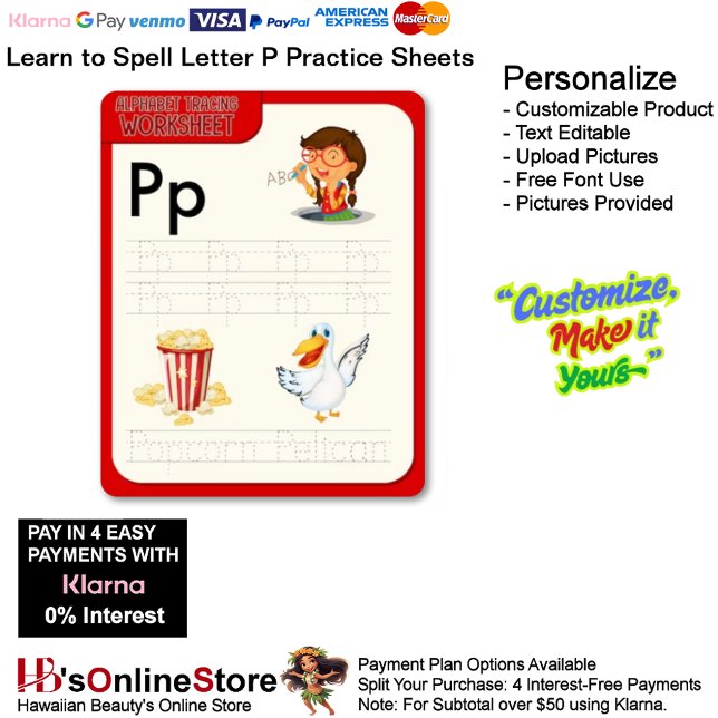 Lámina 6 Learn To Spell Letter P Teacher Home Schooling (6 Learn To Spell Letter P Teacher Home Schooling.)